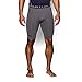 Under Armour Men's HeatGear Armour Compression Shorts - Long, Carbon Heather/Black, Large
