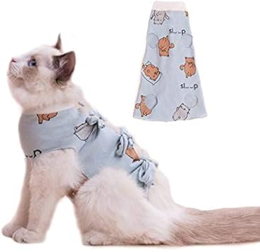Amazon ペット術後服 小型犬 猫用 術後服 猫 介護服 皮膚保護 腹部保護 傷舐め防止 避妊用 蝶結び 柔軟な調整 通気性よ 術後ウェア M ブルー Adadila 服 アクセサリー 通販