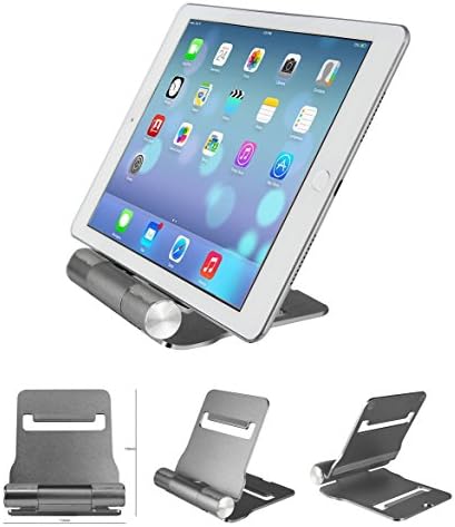 Universal Metal Phone Mounts,270 Degrees Adjustable Stand Holder for Tablets,iPad and iPhone,Samsung,Huawei,Sony,Xuanliyuan Desktop Phone Support (TP3 Dark grey)