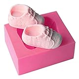 MoeMall Cute Baby Silicone Fondant Cake Mold Kitchen Baking Mold Cake Decorating Moulds Modeling Tools (Baby Shoes)