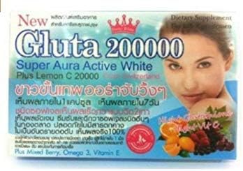 Gluta 200000 Mg Softgel L-Glutathione With VIT C Mix Berry Vitamin E