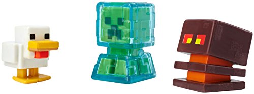Minecraft Collectible Figures Chicken, Electrified Creeper 
