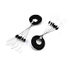 Honbay-100pcs-Plastic-Ring-6-in-1-Bean-Shape-Rubber-Float-Stop-Fishing-Bobber-Stopper-Sinker