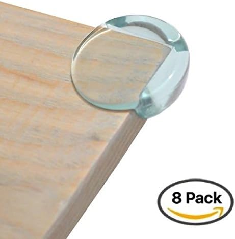 The Hamptons Baby Large Caring Corners 8-pack Premium Clear Corner Protectors and Furniture Bumpers. Child Proofing "MUST HAVE" | No More Worrying, Our ChildProof Products Are The Best!