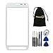 Mencia Screen Glass Lens Replacement For Samsung Galaxy S6 Active G890a With Openning Tools(White)