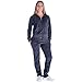 Mavis Garments Womens 2 Piece Sweatsuits Tracksuits Velvet Outfits Hoodie & Pant