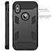 iPhone X Case, iPhone Xs Case, WeLoveCase [Super Armor Series] Heavy Duty Hybrid Shockproof Military-Grade Rugged Protective Case Non-Slip Grip Protection Cover for iPhone X, iPhone Xs - Black