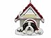 Shih Tzu Black and White Ornament A Great Gift For Shih Tzu Owners Hand Painted and Easily Personalized 