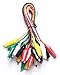 WGGE WG-026 10 Pieces and 5 Colors Test Lead Set & Alligator Clips,20.5 inches (1 PACK) primary