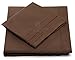 Cosy House Collection Everyday 1500 Series Bed Sheet Set - Ultra Soft & Cool Hotel Bedding - Deep Pocket - Wrinkle, Stain and Fade Resistant - 4 Piece Set (King, Chocolate)