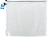 Alvin, PVC Clear Mesh Kit Bag, Zippered Top Pen Pouch - 15