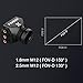 FALCORC FOXEER Predator V3 Standard FPV Camera, 1.8mm Lens 1000TVL 16:9/4:3 PAL/NTSC Switchable Super WDR OSD DC 5-40V HS1217 Mini Camera Drone FPV Racing(Black)