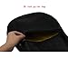 YMC 38 Inch Nylon Acoustic Guitar Gig Bag Case Backpack with Zippered Pocket Design, Black