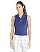 adidas Golf Women's Essentials 3-Stripes Sleeveless Polo Shirt