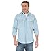 WranglermensCowboy Cut Western Two Pocket Long Sleeve Snap Workshirt