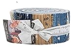 Crystal Lake Jelly Roll 40 2.5-inch Strips by Minick & Simpson for Moda Fabrics