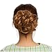 Scrunchy Updo Wavy Straight Hair Bun Clip Messy Donut Chignons Synthetic Hairpiece Hair Extension (dark blonde-thicker)thumb 4