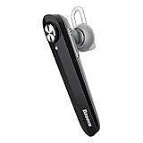 Bluetooth Headset, Baseus V4.1 Wireless Headphones Noise Cancelling with Mic Handsfree Earpiece for Driving IOS and Android