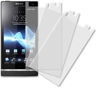 Sony Xperia S LT26i Screen Protector Cover, MPERO Sony Xperia S LT26i 3 Pack of Screen Protectors [MPERO Packaging]