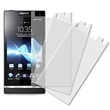 Sony Xperia S LT26i Screen Protector Cover, MPERO Sony Xperia S LT26i 3 Pack of Screen Protectors [MPERO Packaging]