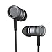 ROCK Earbuds with Microphone Metal Housing Durable Braided Cable Low Distortion Noise Isolating HiFi Stereo Heavy Bass Wired Stereo in-Ear Earbuds Headphones Headset with 3.5mm Jack (Tarnish)