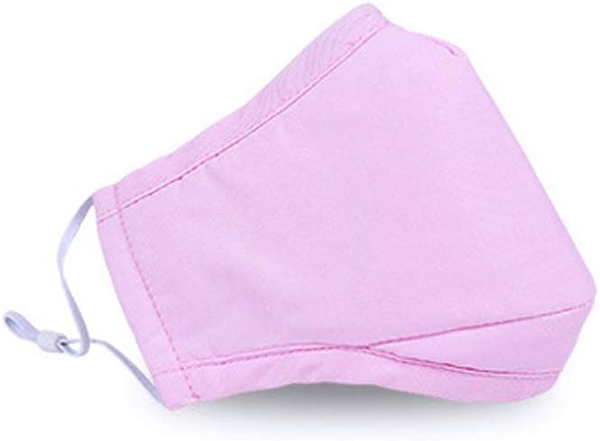 Dust Mask Anti Pollution Pm2.5 Anti-Fog Face Masks Washable and Reusable Dustproof Respirator Safety Mask Personal Protective Outdoor Activities Running Riding，Filter Mask with 2 Filters.(pink)