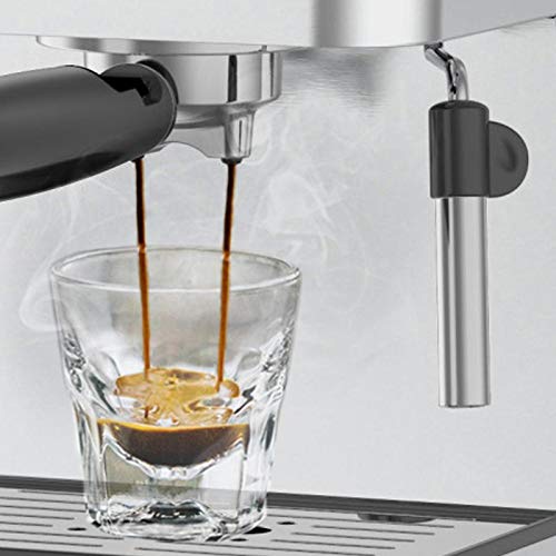 PRIXTON - Verona Espressomaschine -Druck 20 bar - Leistung 850W - Siebträger mit Doppelauslauf für 2 Kaffees… – Bild 6