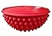 AppleRound Set of 2 Balance Pods with 1 Pump, Domed Hedgehog Style, Red