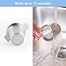 ZENZENZE Tea Infuser, Perfect Single Cup Brew Strainer for Loose Leaf Teas, Stainless Steel with Lid as Drip Tray, FREE RECIPE EBOOK