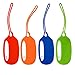 Luggage Tags 4 Pack Kids Camp Bookbag Cute Backpack Child Sports/School/Lunch Box/Diaper/Small Suitcase/Travel Baggage/Pet Carriers Identifiers with Name/ID/Address