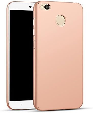 Bllosem Redmi 4X Case Ultra Slim Exquisite Real Skin Feeling Full Body Protection Case for Xiaomi Redmi 4X Rose Gold