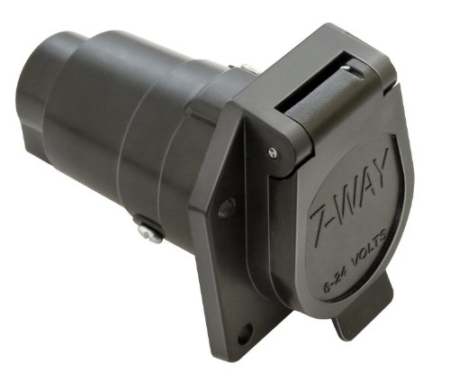 Reese Towpower 74126 7-Way Round Blade Plastic Vehicle End