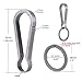 BANG TI Titanium Gear Side-Pushing Keyring and Quick Release Keychain Hook Kit (Original Design, Gift Package)