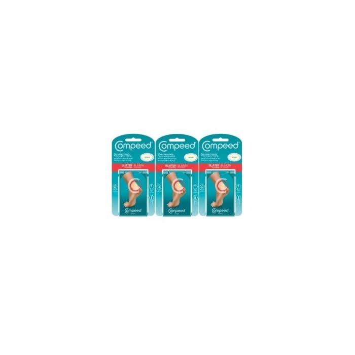 Compeed Blister Plasters Medium - 5 Plasters - Pack of 3