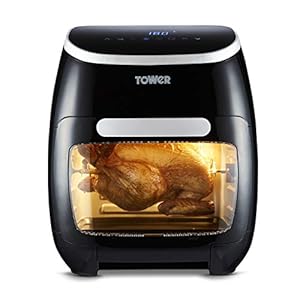 Tower-T17039-Vortx-5-in-1-Digital-Air-Fryer-Oven-with-Rapid-Air-Circulation-60-Minute-Timer-11L-2000W-Black Tower T17039 Xpress Pro 5-in-1 Digital Air Fryer Oven with Rapid Air Circulation, 60-Minute Timer, 11L, 2000W, Black