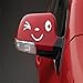 2 X Yonger Cute Smile Face 3D Decal Sticker for Auto Car Side Mirror L+R Rearview White