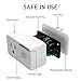 WiFi Smart Plug Outlet with Energy Monitoring, No Hub Required, Works with Amazon Alexa Echo and Google Assistant, High Electrical Load Up-to 16A 1700W, Bropang Wireless Outlet Wi-Fi Plug P2 (1 Pack)