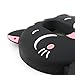 Mulafnxal Black Lucky Cat Case for LG Aristo 2,3D Soft Silicone Tribute Dynasty/K8 2018 2017//K4 2017 MS210n Cases,Cute Kids Girls Cartoon Cover,Kawaii Animal Character Rubber Protector for LG Phoenix