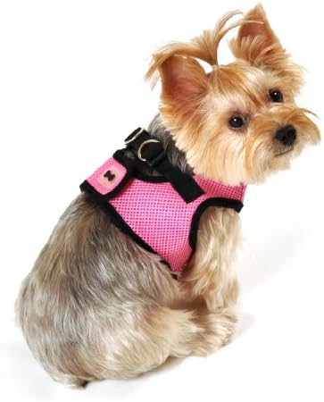 SimplyWag Dog Body Harness, X-Small, Pink