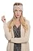 LETO Women's Versatile Crochet Bow Knit Marl Warm Hair Band Headband Ear Warmer