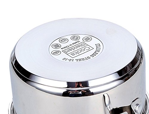 3 Cooks+Standard+6+Quart+Stainless+Stockpot