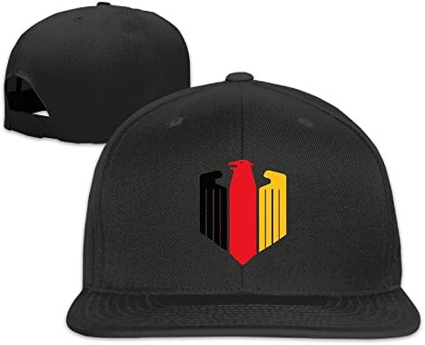 Deutschland Germany 2016 Unisex Adjustable Flat Hat Bill Baseball Hats Outdoor Sports 8 Colors