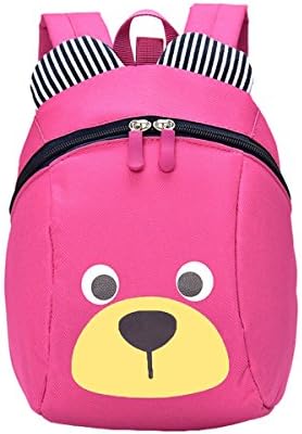 FANJIE - Children's backpack, cute little bear schoolbags, practical gifts for children. (Pink)
