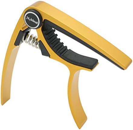 Meeland Meideal Aluminum Alloy Color Guitar Capo for Electric and Acoustic Guitar Trigger Style, Brown