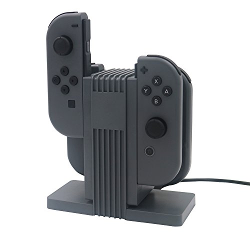 J&TOP 4 in 1 Joy-Con Charge Dock for Nitendo Switch with USB-C Cable - Thumbnail 4