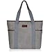 Canvas Tote Bag for Women,Sunny Snowy Large Tote Bags,Work School Shoulder Bag,8002,Gray