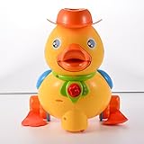 ThinkMax Lay-eggs Yellow Duck with Music Sound and Light Electronic Learning Toys