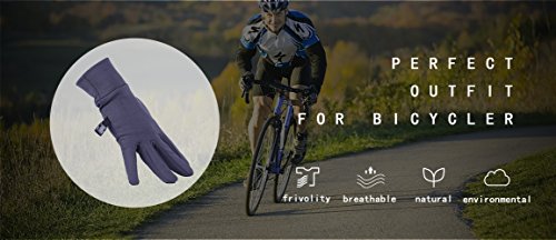 Kqpoinw Cycling Gloves Men Touchscreen Gloves Outdoor Sports High Elastic Breathable Warm Winter Gloves (Navy Blue) - Thumbnail 6