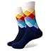 New Styles Men's colorful combed cotton socks wedding gift socks (6pairs/lot )