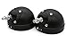 HOZAN Black 4-1/2 Inch Passing Light Mounts 4.5 Motorcycle Light Housing for Kawasaki